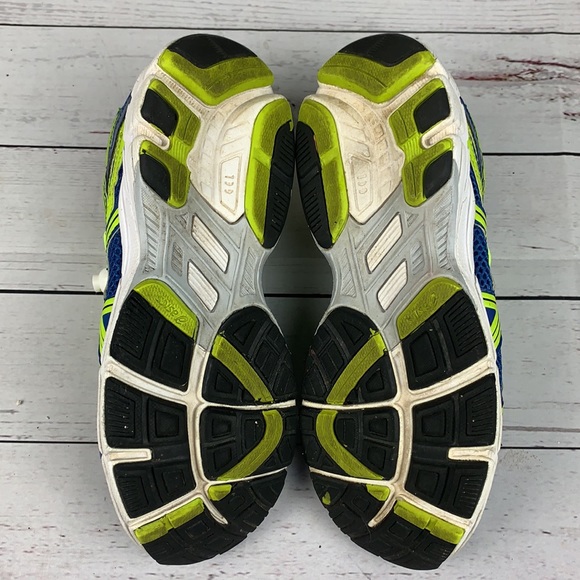 ASICS “GT 1000 2” blue & yellow running shoe sz 6 - Picture 6 of 14